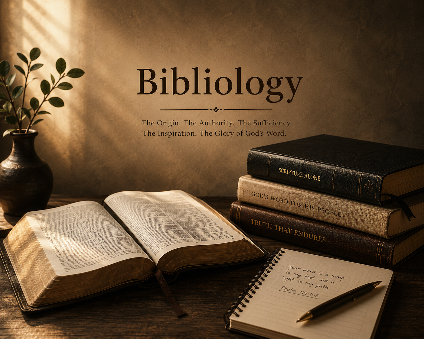 PAM-408 Bibliology course cover