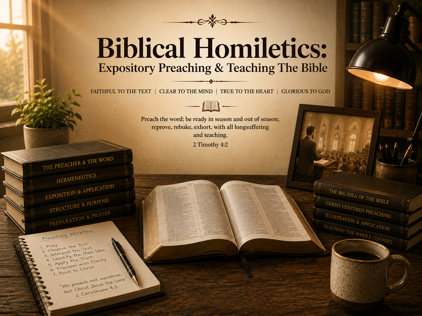 PAM-407 Biblical Homiletics: Expository Preaching and Teaching course cover